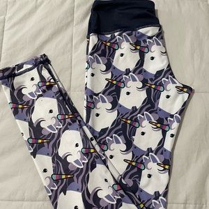 EUC Limeapple athletic leggings.